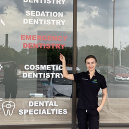 Exterior outside entrance of Cedar Park Dental Wellness - Our newly installed window decals highlight some of the key services offered at Cedar Park Dental Wellness. - Cedar Park, Texas Exterior outside entrance of Cedar Park Dental Wellness - Our newly installed window decals highlight some of the key services offered at Cedar Park Dental Wellness. - Cedar Park, Texas