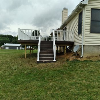 Side job Rell fence and deck - Fences & Gates Near Me