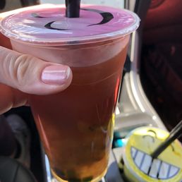 Oolong tea with aloe