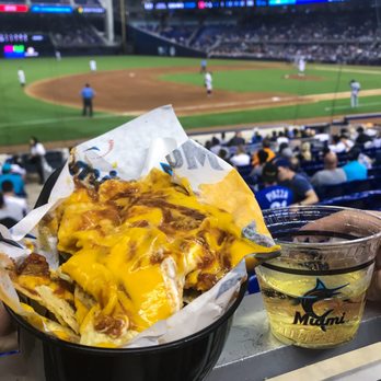 Miami Marlins - Nachos Deluxe- Cheese & Chili Stand: Family Faves - Professional Sports Teams Near Me - Miami, Florida Miami Marlins - Nachos Deluxe- Cheese & Chili Stand: Family Faves - Professional Sports Teams Near Me - Miami, Florida