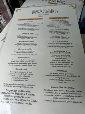 Menu photo 3 Pan AM Oaxaca, OAX Menu photo 3 Pan AM Oaxaca, OAX