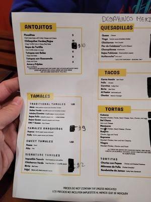 Menu photo 7 Evelia's Tamales Restaurant Corona, NY Menu photo 7 Evelia's Tamales Restaurant Corona, NY