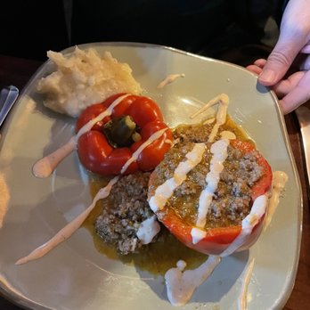 Moose-AKa's - Stuffed red pepper - Mediterranean Near Me - Denali, Alaska