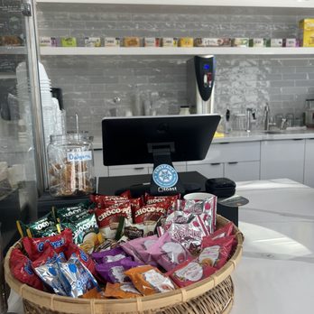 Frostails - Cash register with some Korean snacks - Shaved Snow Near Me - Gilbert, Arizona