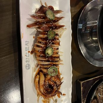 Hanshin Pocha - Grilled squid was tasty! - Korean Near Me - Rowland Heights, California