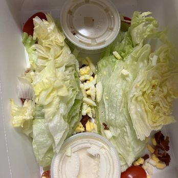 Acqua e Farina - Wedge salad with blue cheese dressing. Yummy - Italian Near Me - Hayward, California