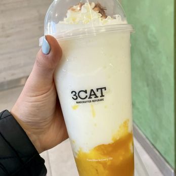 3CAT Handcrafted Beverage - Mango Mochi - Bubble Tea Near Me - Los Angeles, California 3CAT Handcrafted Beverage - Mango Mochi - Bubble Tea Near Me - Los Angeles, California