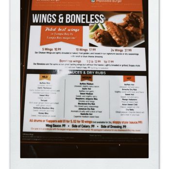 Whiskey Wings - Menu - Chicken Wings Near Me - Oldsmar, Florida Whiskey Wings - Menu - Chicken Wings Near Me - Oldsmar, Florida