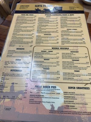 Menu photo 4 Santa Fe Cafe Overland Park, KS