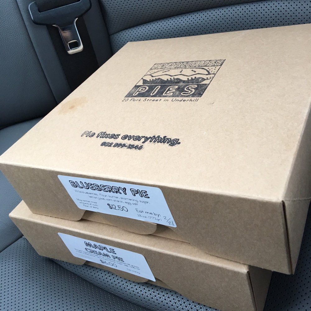 Poorhouse Pies - Bakeries Near Me - Underhill, Vermont