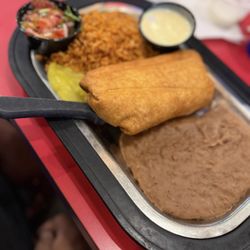 Thursday Special - Chicken Chimichanga