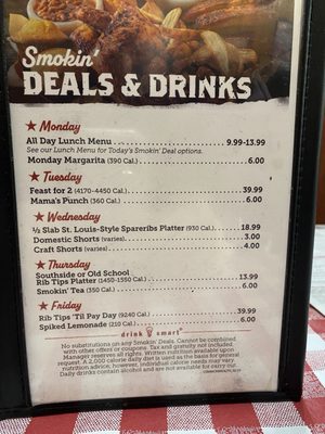 Menu photo 4 Famous Dave's Bar-B-Que Oakton, VA Menu photo 4 Famous Dave's Bar-B-Que Oakton, VA
