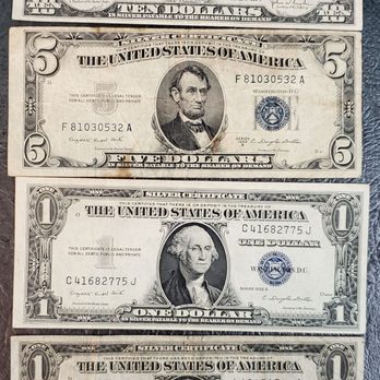 Ocala Mall - These are US Silver Certificates issues from 1928-1957. - Flea Markets Near Me - Ocala, Florida