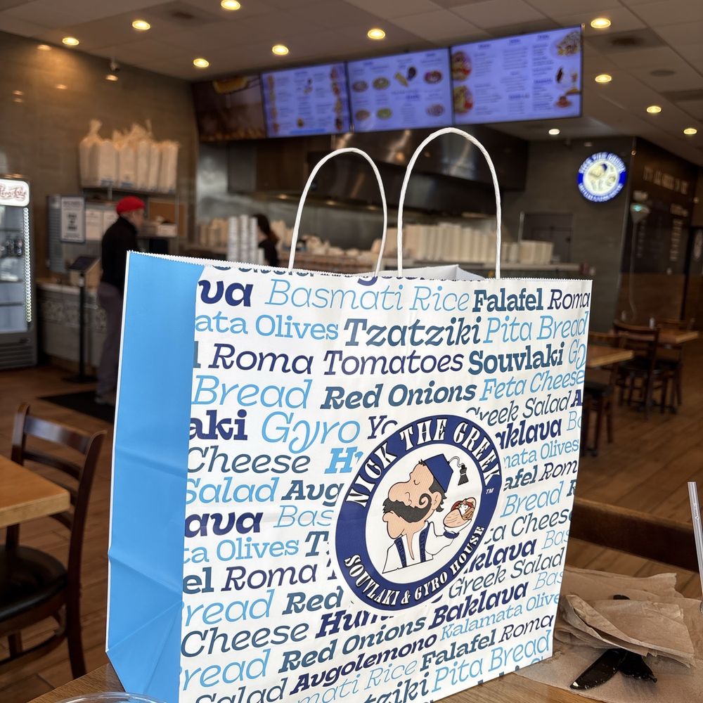 Nick The Greek - To go bag - Greek Near Me - Riverbank, California Nick The Greek - To go bag - Greek Near Me - Riverbank, California