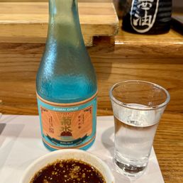 Sake and Soy, ready for the meal to begin. Sake and Soy, ready for the meal to begin.