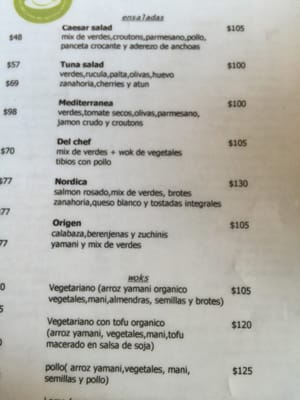 Menu photo 5 Origen Café Buenos Aires, C Menu photo 5 Origen Café Buenos Aires, C