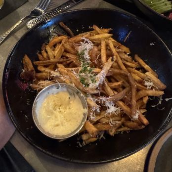 Stillwater Proper - Parmesan truffle fries with aioli. - Coffee & Tea Near Me - Stillwater, Minnesota Stillwater Proper - Parmesan truffle fries with aioli. - Coffee & Tea Near Me - Stillwater, Minnesota