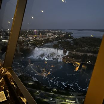 Skylon Tower - View from our rotating table - Canadian (New) Near Me - Niagara Falls, Ontario