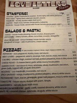 Menu photo 6 Love Letters Pizza San Diego, CA Menu photo 6 Love Letters Pizza San Diego, CA