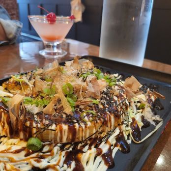 Hawkers Alley - Okonomiyaki (Japanese pancake)... yum! - American Near Me - Cincinnati, Ohio