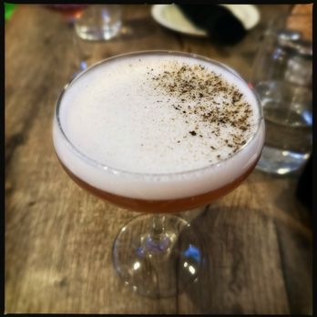 Black Rabbit Saloon - Thyme to Bloom (Grey Goose berry rouge, Pama liqueur, thyme simple syrup, fresh lemon, egg white, cracked black pepper) - Beer Bar Near Me - Montville, New Jersey Black Rabbit Saloon - Thyme to Bloom (Grey Goose berry rouge, Pama liqueur, thyme simple syrup, fresh lemon, egg white, cracked black pepper) - Beer Bar Near Me - Montville, New Jersey
