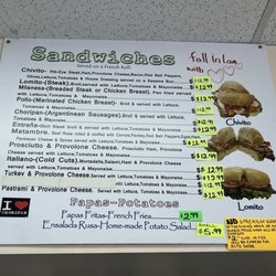 Puerto Madero - Menu