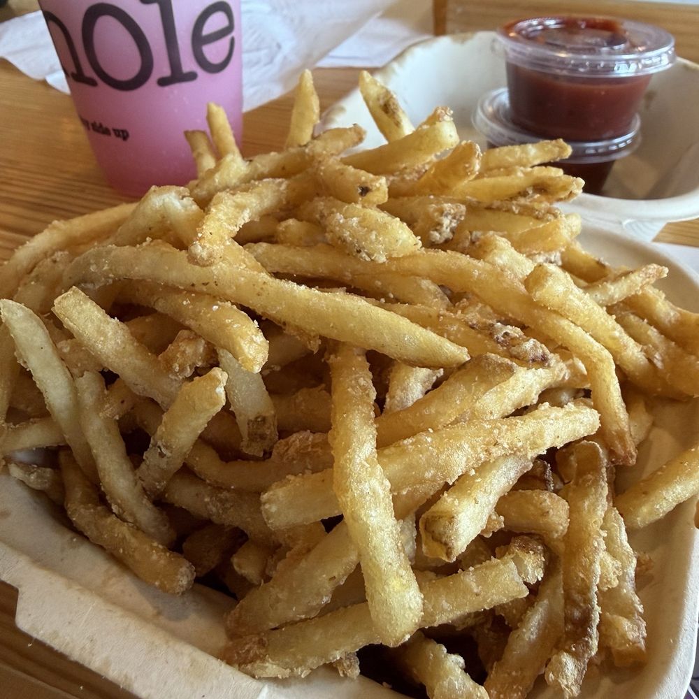 Egghole - Battered shoestrings w drink - Breakfast & Brunch Near Me - Kent, Washington