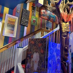 Hotel Blue - More art in the stairwell