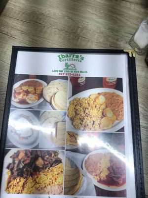 Menu photo 1 Ibarra's Tortilleria Fort Worth, TX Menu photo 1 Ibarra's Tortilleria Fort Worth, TX
