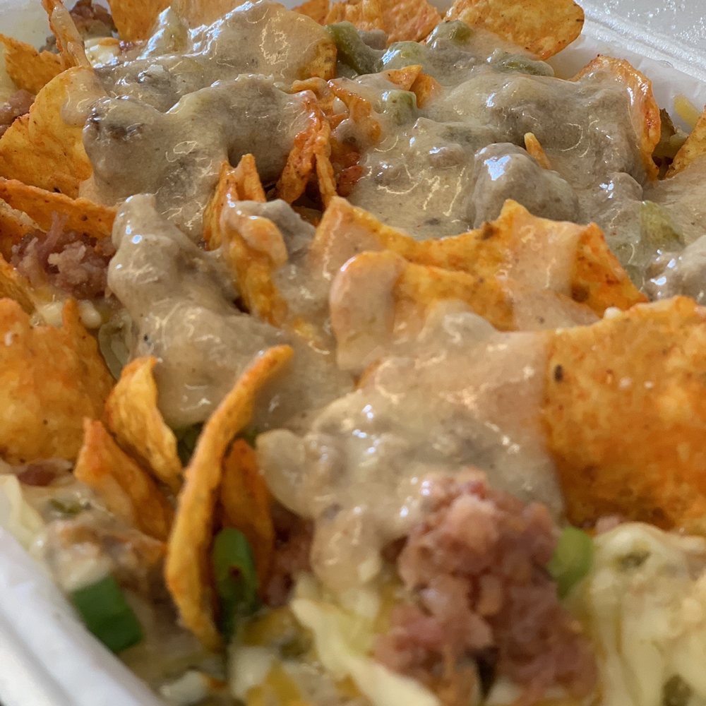 Super Taters - Nat-chos with nacho cheese Doritos - New American Near Me - Scott, Louisiana Super Taters - Nat-chos with nacho cheese Doritos - New American Near Me - Scott, Louisiana