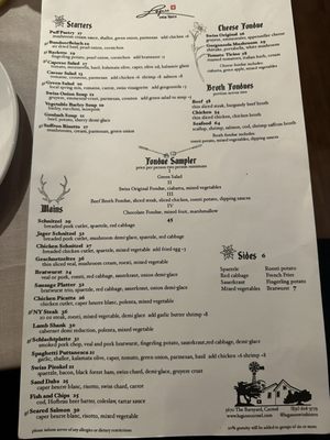 Menu photo 3 Lugano Swiss Bistro Carmel, CA Menu photo 3 Lugano Swiss Bistro Carmel, CA