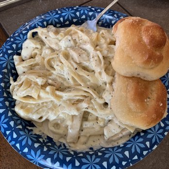 Roma's Italian Restaurant - Huge portion of Chicken Fettuccine Alredo - Pizza Near Me - Prosper, Texas Roma's Italian Restaurant - Huge portion of Chicken Fettuccine Alredo - Pizza Near Me - Prosper, Texas