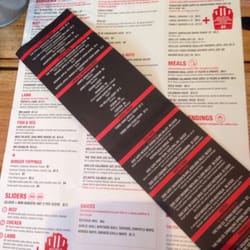 Fish and Burger Co - Extensive menu
