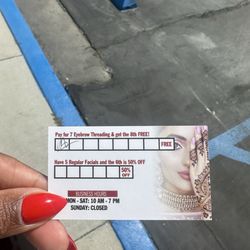 Sai Threading - Rewards Card