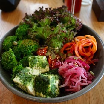 The Flying Moa - Buddha Bowl (vegan, it's under salads) - Pubs Near Me - Auckland, WGN