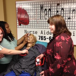 Med Ed CNA Training Classes - We practice procedures that we will be doing at clinicals
