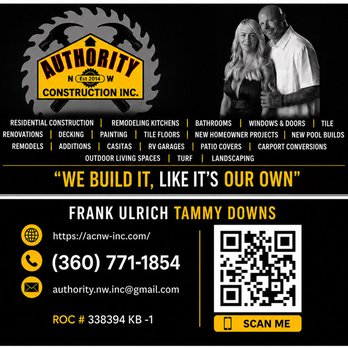 Authority Construction Northwest - New website up and running, book an appt today for your free quote - General Contractors Near Me Authority Construction Northwest - New website up and running, book an appt today for your free quote - General Contractors Near Me