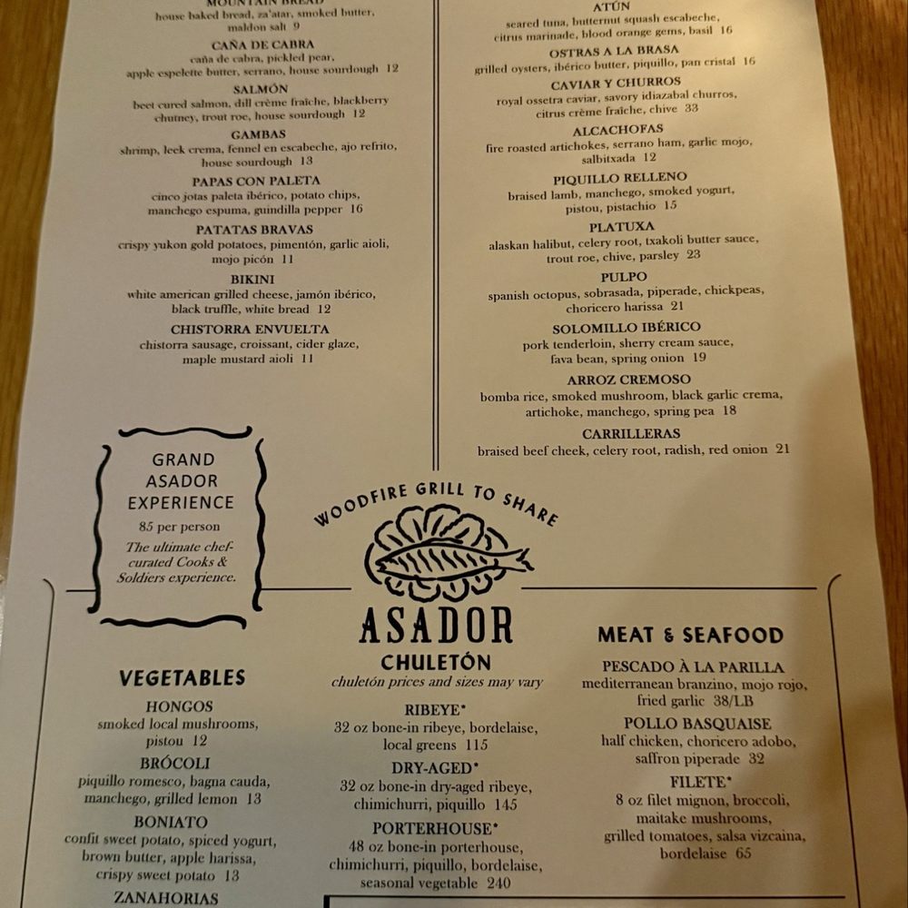 Menu Menu
