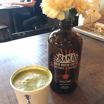 Banjo Coffee - matcha latte (12 oz) - Coffee & Tea Near Me - Avondale Estates, Georgia Banjo Coffee - matcha latte (12 oz) - Coffee & Tea Near Me - Avondale Estates, Georgia