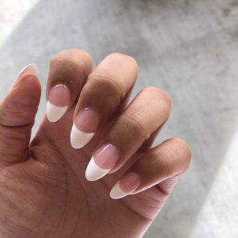 Art Nail - Acrylic French mani done by Thai. Beautiful, thin, and nicely shaped - Nail Salons Near Me - Walnut, California