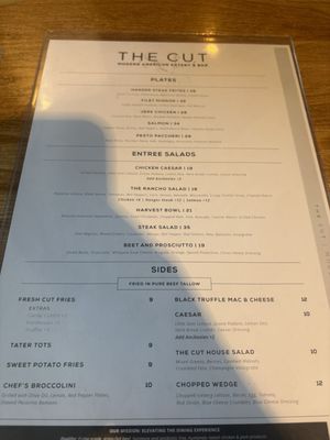 Menu photo 1 The Cut Rancho Cucamonga, CA Menu photo 1 The Cut Rancho Cucamonga, CA