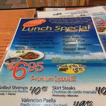 Punta Cana - Lunch specials - Caribbean Near Me - Charlotte, North Carolina