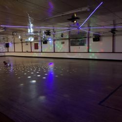 Decatur Skate - The rink lights!