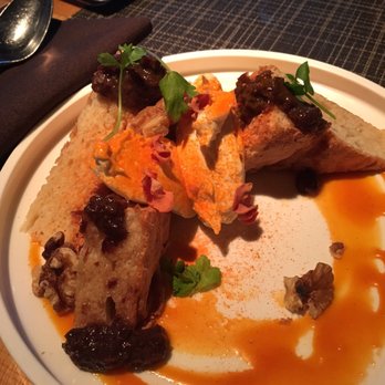 Root Down - Angel Food Carrot Cake - Carrot Caramel Sauce, Walnuts, Current & Whipped Cream Cheese - New American Near Me - Denver, Colorado