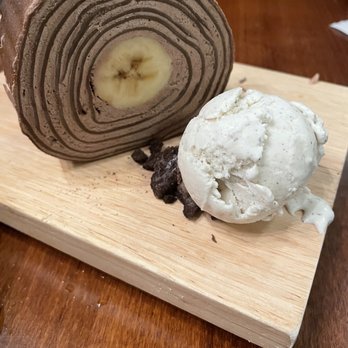 U :Dessert Story - Choco Banana Crepe Roll - Desserts Near Me - Berkeley, California U :Dessert Story - Choco Banana Crepe Roll - Desserts Near Me - Berkeley, California