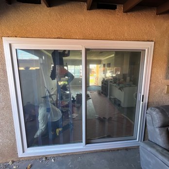 Vista Window Mfg - Brand new back door slider - Windows Installation Near Me - Monrovia, California