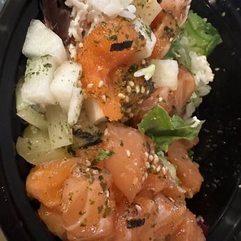 Poke Plus - Half eaten bowl (was too hungry) - Poke Near Me - Seattle, Washington Poke Plus - Half eaten bowl (was too hungry) - Poke Near Me - Seattle, Washington
