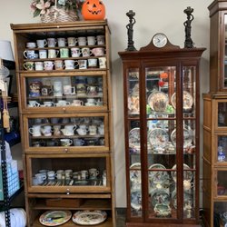 Here We Go Again Thriftique - Antique shaving mugs