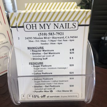 Oh My Nails - Prices - Nail Salons Near Me - Hayward, California Oh My Nails - Prices - Nail Salons Near Me - Hayward, California