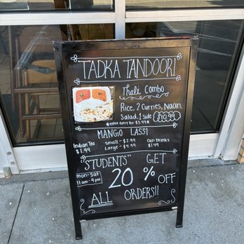 Tadka Tandoori - The Thali Combo is a great deal! - Indian Near Me - Greenville, North Carolina